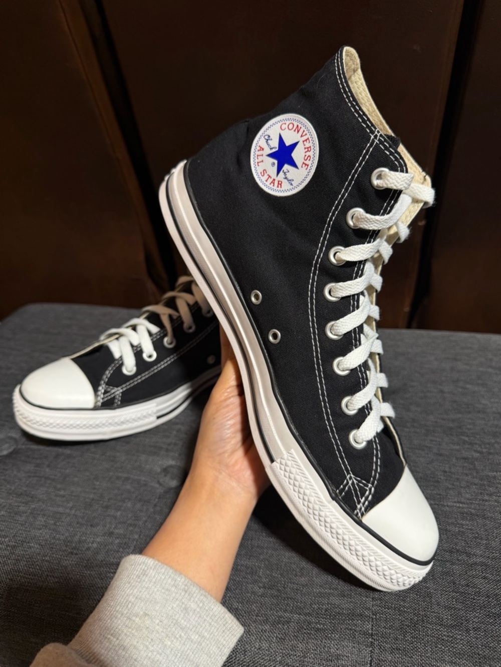 Converse High Top Sneakers - Black & White